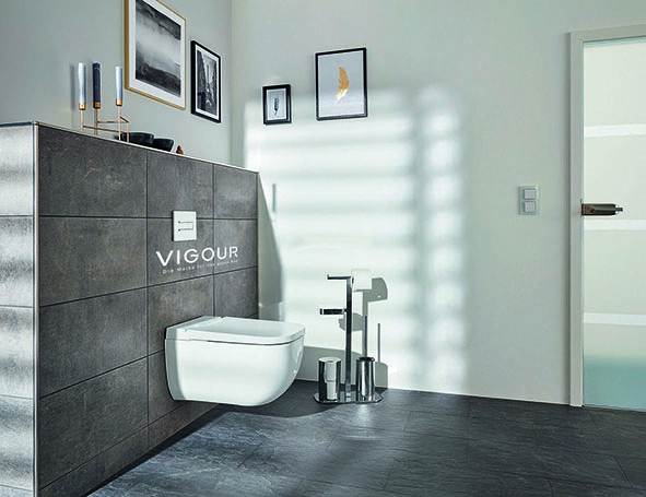 VIGOUR derby AQUAWASH: Das Dusch-WC für Österreich